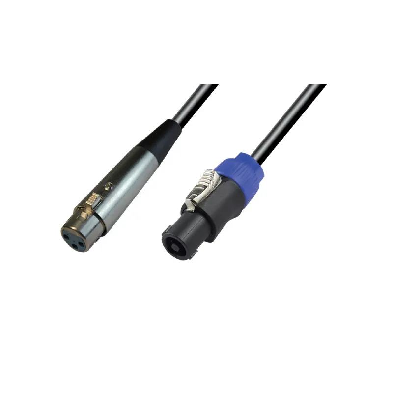 Cable de altavoz 3Pin XLR a Speakon 18GA para bocina