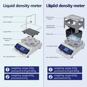 Densitomètre électronique à écran tactile ZESHUN pour l'or, testeur de densité des bijoux en argent, analyseur de pureté de l'or, test des métaux précieux - Product Image 2