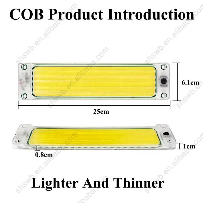 PK11800 2835 SMD LED Super brillante Panel Cob Led luz Interior 12V 24V para Auto coche camión SUV cúpula luz de lectura lámpara de mapa