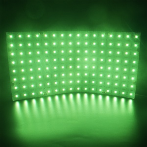RGB 128LEDペーパー薄型フレキシブルLEDライトシートDC24VソフトLEDバックライト用オニキス用景観用 - Product Image 4