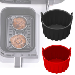 BPA miễn phí không dính nồi chiên không khí trứng poacher đồ nấu nướng luộc trứng Maker trứng ly Silicone bánh khuôn Pan cho nướng - Product Image 1