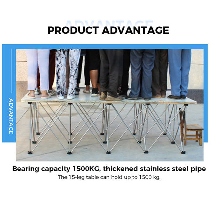 Spider Leg Woodworking Stainless Steel Multi Functional Bracket Folding Can Be Put Into Storage Workbench