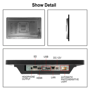 Pantalla LCD de señalización Digital de montaje en pared de 21,5 pulgadas para publicidad interior Conexión de red Android - Product Image 3