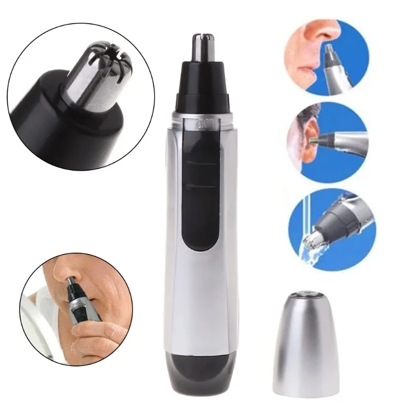 Mini afeitadora portátil para hombres y mujeres, herramienta para quitar el vello de la oreja y la nariz