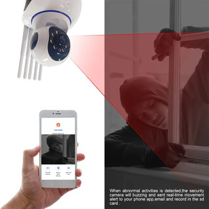 无线高清摄像机，带5无线天线夜视摄像机，用于室内室外安全监控 - Product Image 4