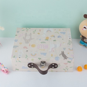 Box Printing Custom Design <strong>Baby</strong> <strong>Gift</strong> Memory Keepsake Boxes for <strong>Baby</strong> - Product Image 1