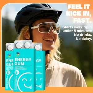 Odm energi tinggi Mint kafein permen karet vitamin B6 meningkatkan energi instan fokus makanan ringan suplemen - Product Image 2