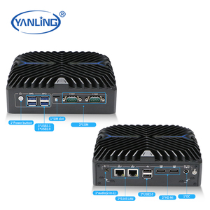 Mini Pc sin ventilador I7 de gama alta, soporte de computadora integrado, sistema Barebone 4K, Mini Pc de pantalla dual - Product Image 4