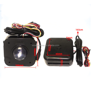 Trackball LED PS2 de 3 pulgadas para consola de videojuegos Arcade, piezas de plástico con tablero de ranura para empujador de monedas - Product Image 6