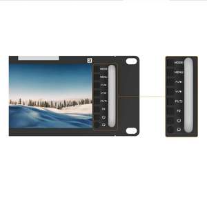 FeelworldT51 PLUS Triple 5 "2RU 800x480 Broadcast LCD Monitor de montaje en rack con 3G-SDI, HDMI, entrada y salida AV - Product Image 2