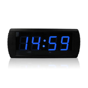 Nuovo Design blu 4 cifre 3 pollici funzione elettronica interna conto alla rovescia Timer digitale LED allarme data Display Desktop orologio da parete - Product Image 1