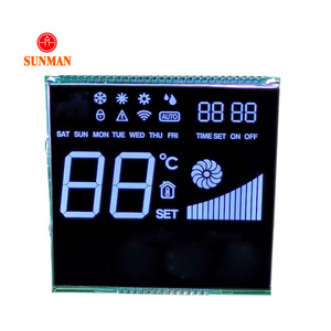 Fábrica Pcb Board purificador de aire Lcd personalizado Tn Fstn Va negro sobre blanco Pantalla de 7 segmentos pantalla táctil botón táctil pantalla Lcd