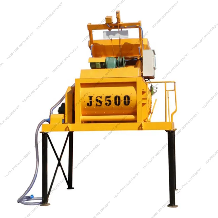 BEST SELLING PRICE PRECAST CONCRETE MIXING JS500 CONCRETE MACHINERY MIXER SHIPPING TO THAILAND