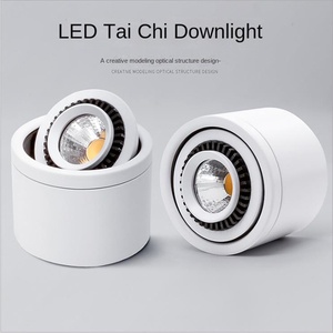 מודרני הוביל cob downlight טאי צ 'י מינג-רכוב אוניברסלי המתכוונן חנות קיר רקע