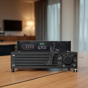 120W Multiroom <strong>Audio</strong> and USB MP3 Player System with 3 Signal <strong>Input</strong> <strong>Interfaces</strong> and 100V Amplifier Metal Shell for Public Places - Product Image 4