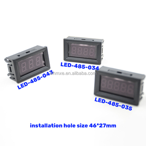 WHMX MODBUS протокол RS485 интерфейс программируемый PLC Коммуникационный Водонепроницаемый светодиодный 7-сегментный дисплей