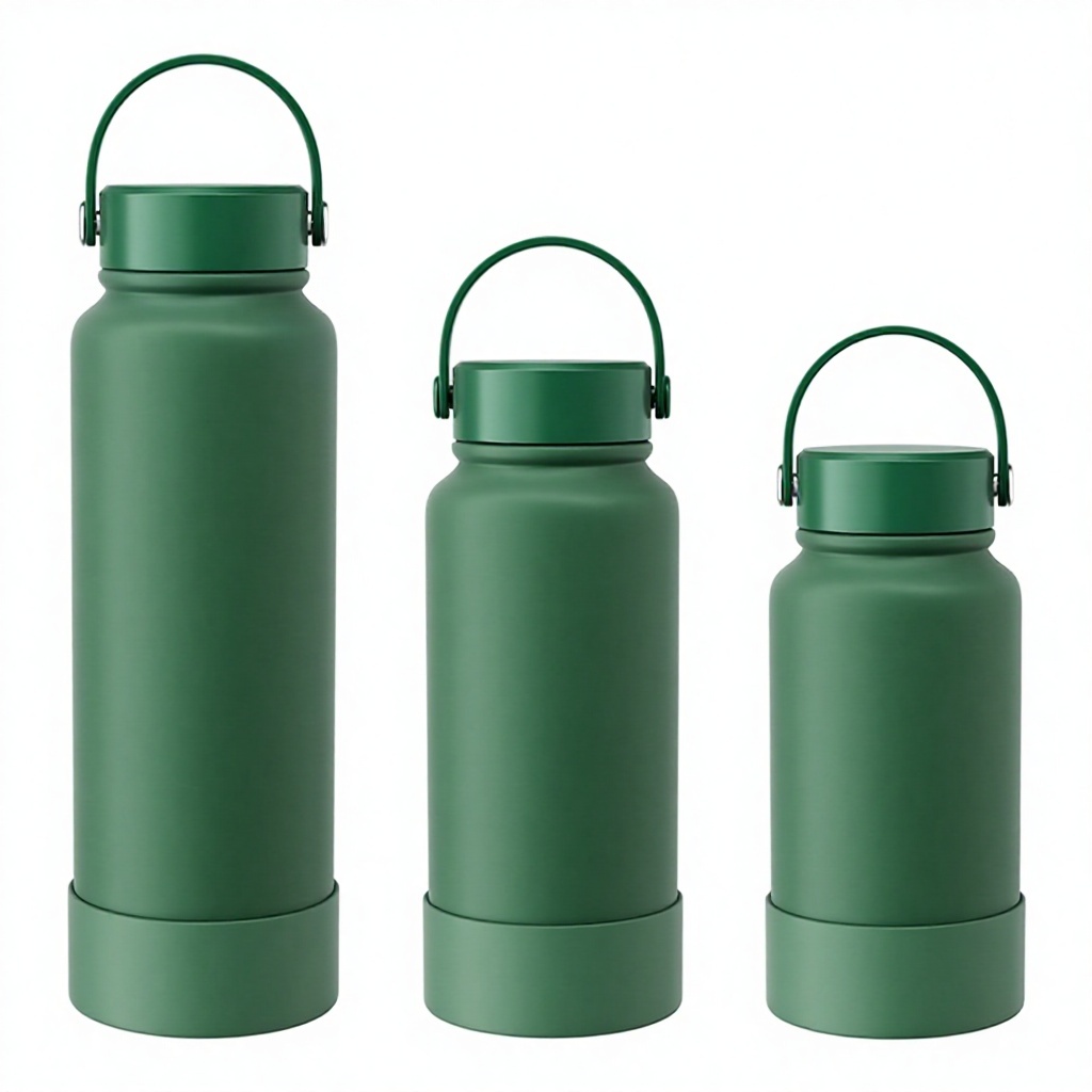 Green silicone cup sleeve