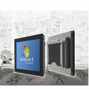 Đáp ứng 12 17 inch x86 Mini PC màn hình cảm ứng Bảng điều chỉnh tương tác PC Android/Linux Nhúng hệ thống i5/i3 CPU không quạt làm mát LCD kho - Product Image 1