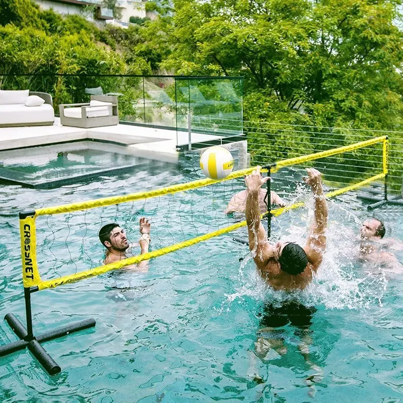 Nova Chegada Verão Brinquedos e Jogos Piscina Voleibol Net Set Piscina Voleibol Esportes De Fábrica