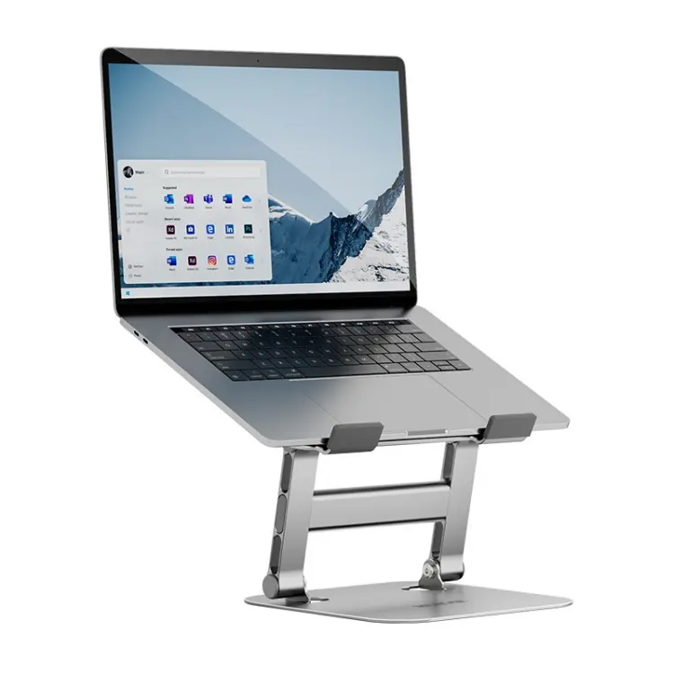Suporte para monitor dobrável e ajustável em alumínio LS515, suporte para notebook e tablet, atualização de geração III