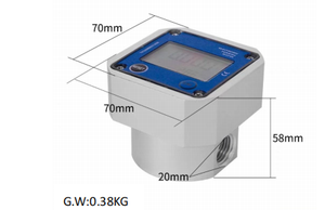 <strong>Pulse</strong> Signal Digital Gear Flow Meter for Water Fuel Oil - Product Image 5