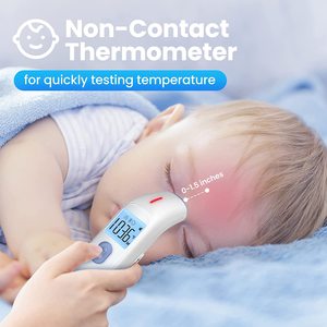 Quick Read LCD Infrared Forehead <strong>Thermometer</strong> for Babies &amp; Adults 3 Color Backlight &amp; <strong>Memory</strong> <strong>Function</strong> Power Source Electricity - Product Image 5