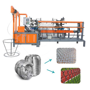 Máquina de malla de enlace de China de 4m de ancho completamente automática, máquina de tejido de malla de alambre de diamante con nueva tecnología - Product Image 1