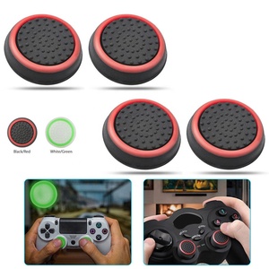 PS3 PS4PS5ゲームパッド用滑り止めシリコンアナロググリップキャップXbox360 XboxOneコントローラー用サムスティックサムスティックグリップケース - Product Image 4