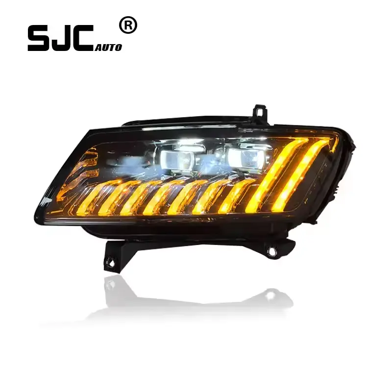 SJC per Audi Q5 assemblaggio di fari completamente a LED a 2009 2017 per cavalli da corsa luce da giorno faro per obiettivo dello sterzo