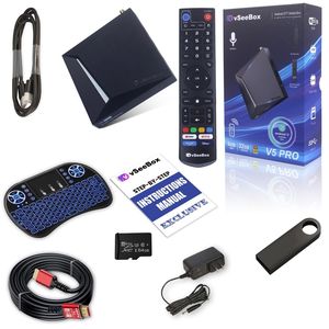 Ses kontrolü ile 2025 yeni vSeeBox V5 Pro medya kutusu Android 12 uzaktan 8K çözünürlüğü destekler - Product Image 4