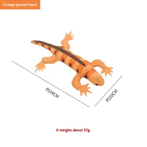 خشخشة نبات النعناع البري: لعبة قطة مقلدة مقلدة على شكل سحلية مقاومة للعض وصنع الصوت للحيوانات الأليفة المصنوعة من القطن - Product Image 6