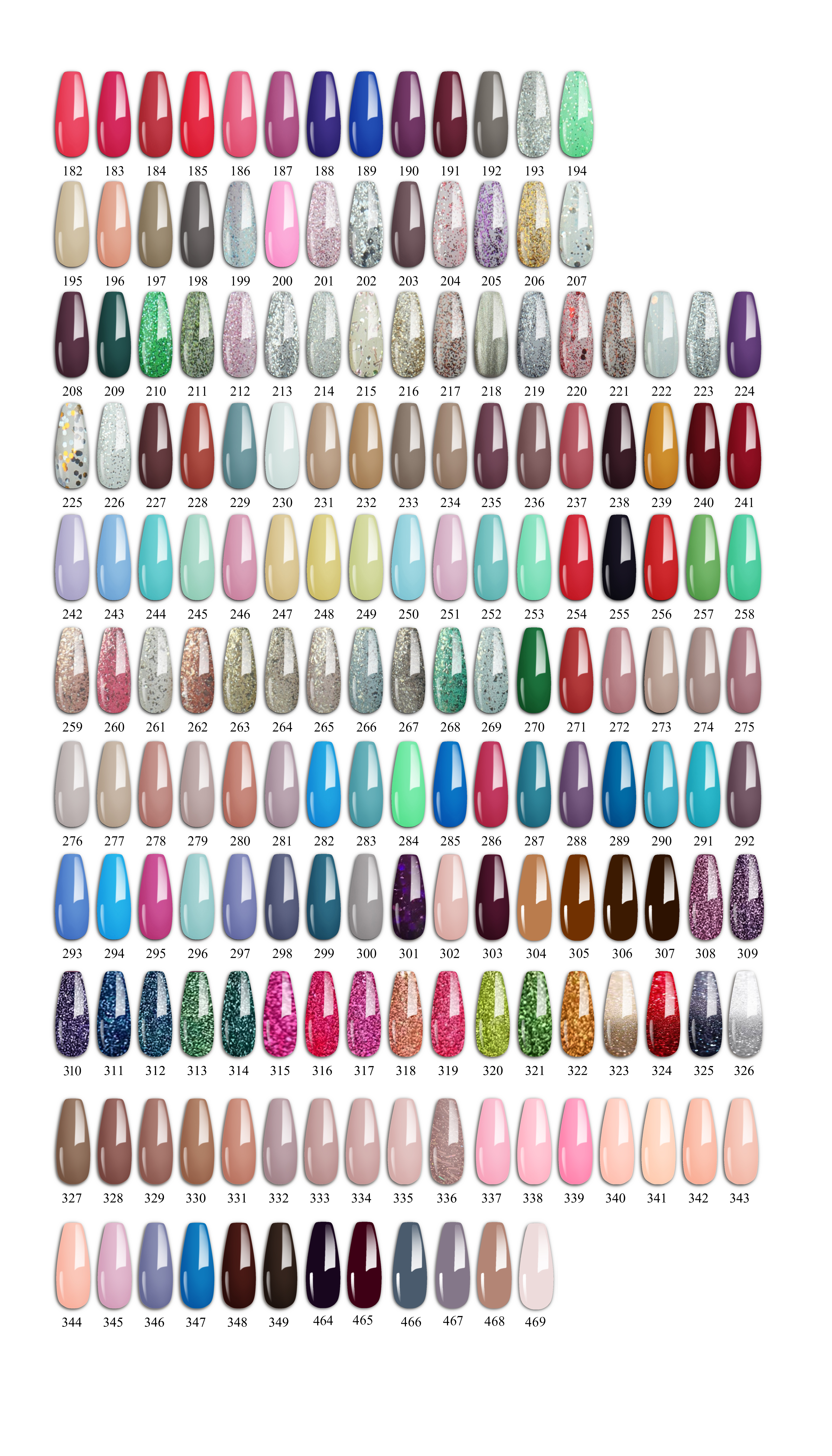 Please note or leave a message for the selected color number