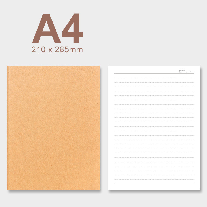 Page intérieure A4 lignée