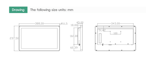 Dual Lan 15.6 inch công nghiệp Android Tablet PC không thấm nước rk3568/8G/64G 1000 nits Ngoài Trời cảm ứng công nghiệp máy tính sản phẩm mới - Product Image 6