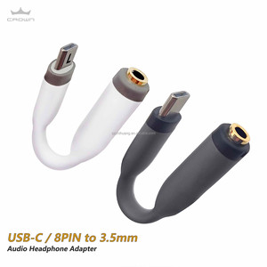 Usb Type C /8pin至3.5毫米Aux适配器Type-c Usb C至3.5插孔音频电缆耳机电缆转换器耳机适配器 - Product Image 6