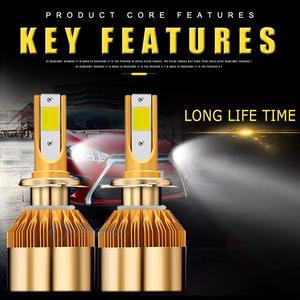 Nhà Máy Bán buôn C6 <span class=keywords><strong>LED</strong></span> thông minh kép màu H7 chuyển đổi <span class=keywords><strong>Kit</strong></span> vàng mắt đèn sương mù cao/thấp chùm ánh sáng mới bóng đèn cho tất cả các xe - Product Image 4