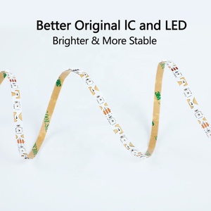 Smart <strong>Addressable</strong> <strong>S</strong> Shape 12V 60 84 Pixel Zigzag 5050 RGB Flexible Curving Tape DCV ZIG ZAG RGBIC LED Strip Light - Product Image 6