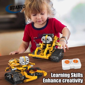 5 IN 1 Montage RC APP gesteuertes Roboter-Codierung Roboter-Kit Spielzeug pädagogisch programmierbare Bausteine DIY-Stiel-Spielzeug