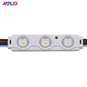 Заводская цена RGBW многоцветный IP65 Светодиодный модуль 70x16 мм 5050 3LED 12 В инжекторный светодиодный модуль - Product Image 1