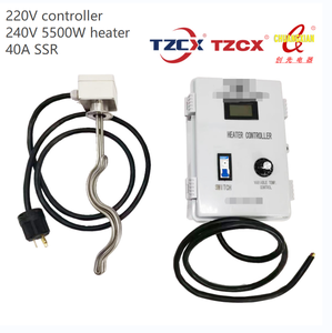 TZCX marka özelleştirilmiş paslanmaz çelik elektrikli boru isıtıcı üçlü kelepçe geçme burç ısıtma elemanı ev bira - Product Image 5