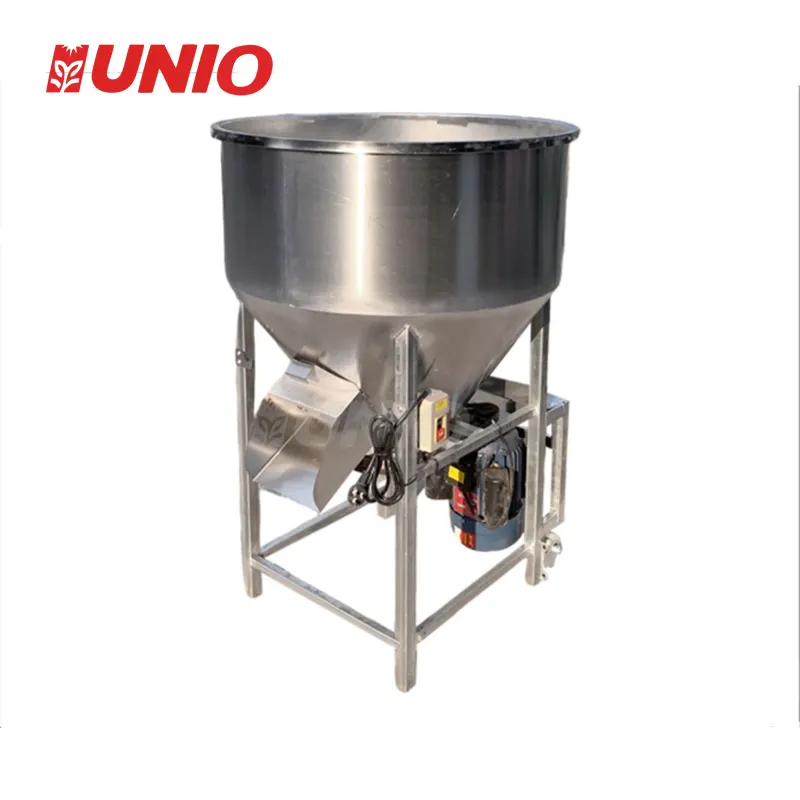 Tipo verticale mangime mixer grano erba mini macchina in acciaio inox piccolo seme mixer per la vendita