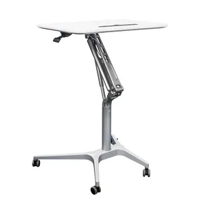 Polea de elevación de mesa móvil para el hogar, mesa de estudio de computadora fija, mesita de noche ajustable en altura ligera plegable - Product Image 2