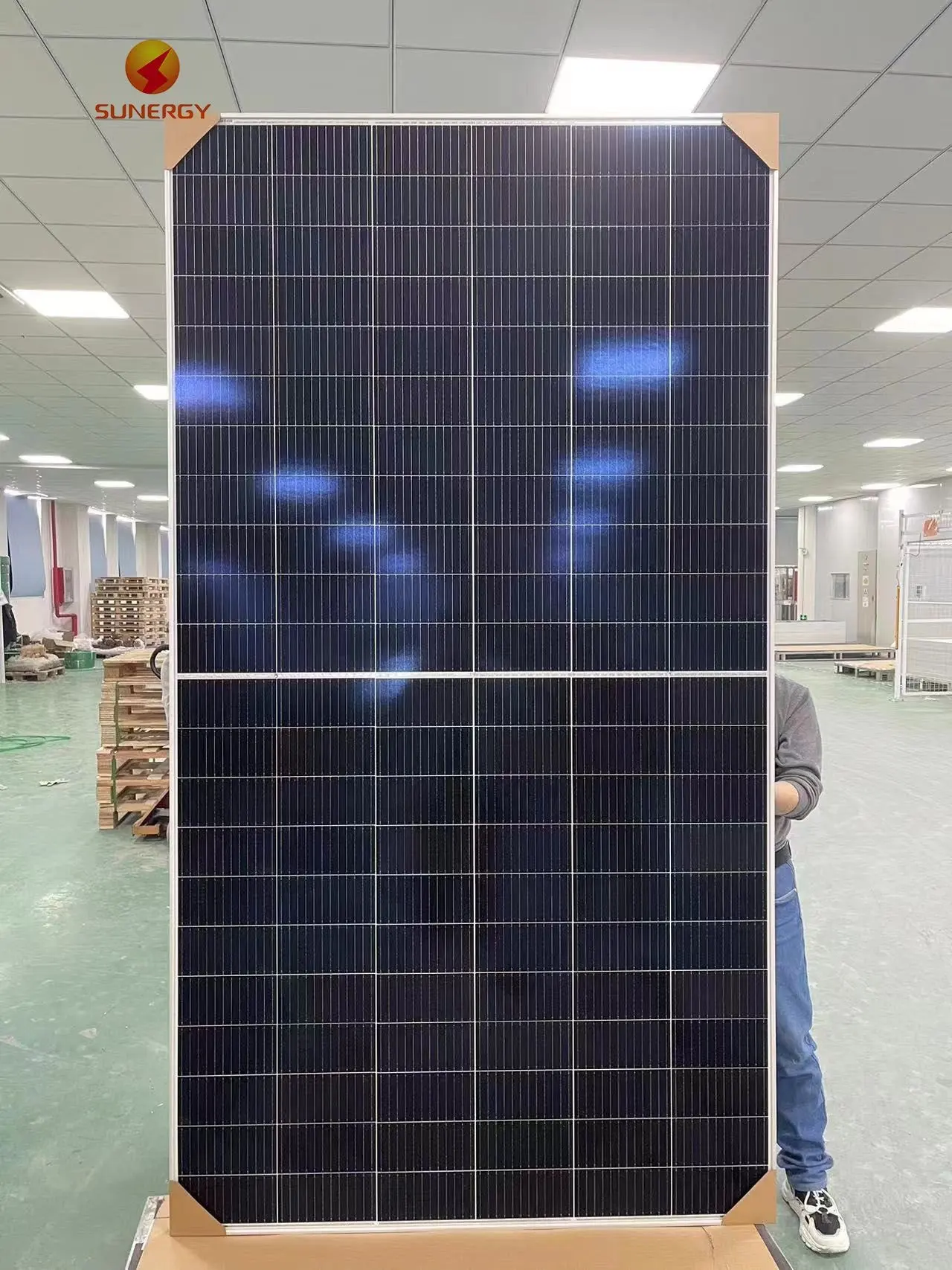 सनर्जी सौर ऊर्जा पैनल पीवी मॉड्यूल 550W सौर पैनल सेल किट कम्प्लीटो 570w 575w 580w सौर पैनल उद्धरण