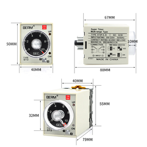 ST3P-Verzögerungsrelais 220-V-Verzögerungszeitgeber DC 12V 24V 110V 220V 380V 8-polig plus ST3P-Basiszeitrelais ST3P-Timer - Product Image 2