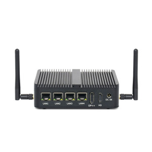 Linkleaps tasarım 4 2.5GbE LAN Pfsense güvenlik duvarı PC Intel N100 J6426 ile fansız endüstriyel Mini PC Linux Windows 6 USB destekler - Product Image 1