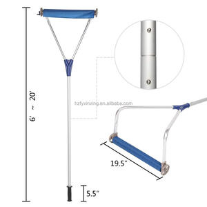 新兴太阳能电池板除雪工具，带20英尺可延伸杆屋顶除雪耙 - Product Image 4