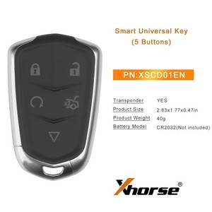 Xhorse VVDI XSCD01DE XM38-Serie Universal Smart Remote Autos chl üssel Fahrzeugs chl üssel Cadillac Style 5 Tasten für VVDI2-Werkzeuge - Product Image 3