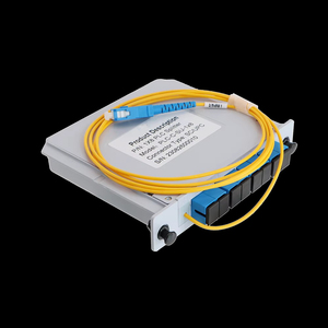 Cassette Card Inserting PLC <strong>Splitter</strong> <strong>1</strong>*<strong>8</strong> <strong>1</strong>:<strong>8</strong> <strong>1</strong> to <strong>8</strong> 1x8 SC/UPC Module Ports Fiber Optical PLC <strong>Splitter</strong> OEM with <strong>1</strong>.5m Pigtail - Product Image 2