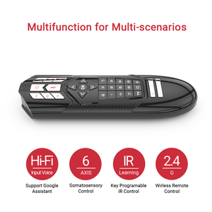 Intelligent F1 Infrared Learning Wireless air Voice Flying Mouse TV Set-top Box Remote <strong>Control</strong>