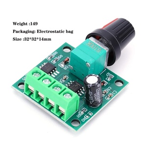 PWM DC regolatore motore 1.8V 3V 5V 6V 12V 2A funzione interruttore di controllo della velocità 1803BK - Product Image 3